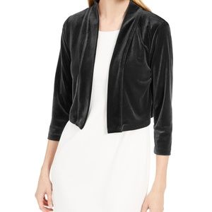 Calvin Klein velvet shrug